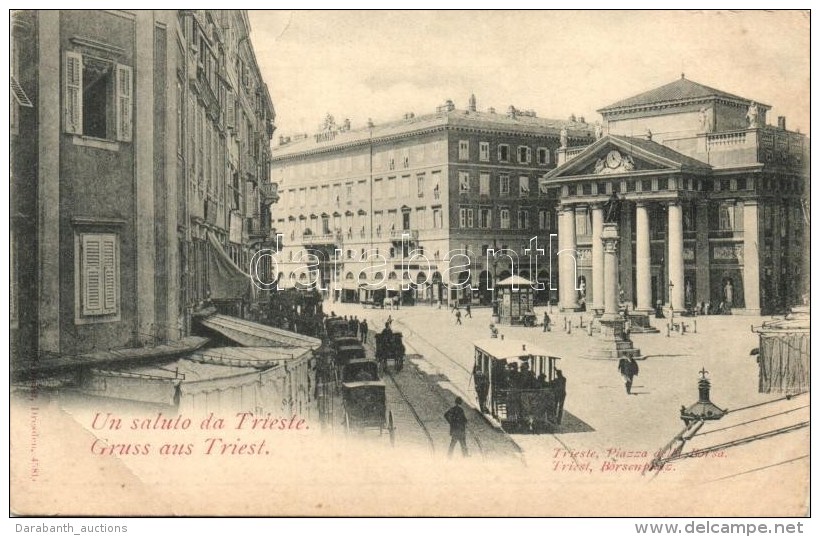 T3 1899 Trieste, Piazza Della Borsa, Tram (fa) - Zonder Classificatie