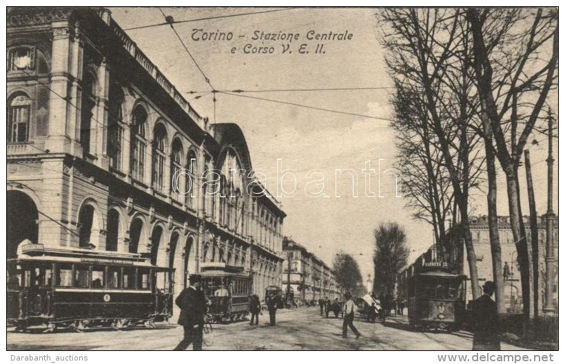 * T2 Torino, Stazione Centrale E Corso Vittorio Emanuele III / Railway Station, Tram - Zonder Classificatie