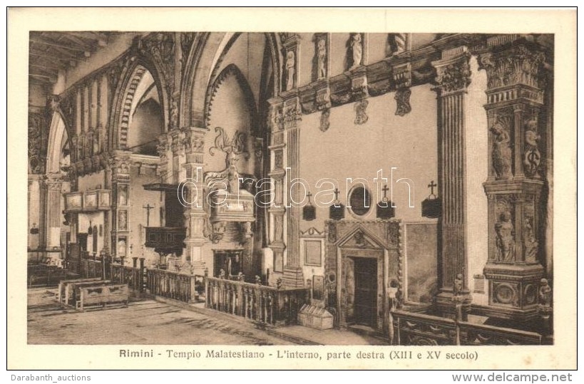 ** T2 Rimini, Tempio Malatestiano / Church, Interior - Zonder Classificatie