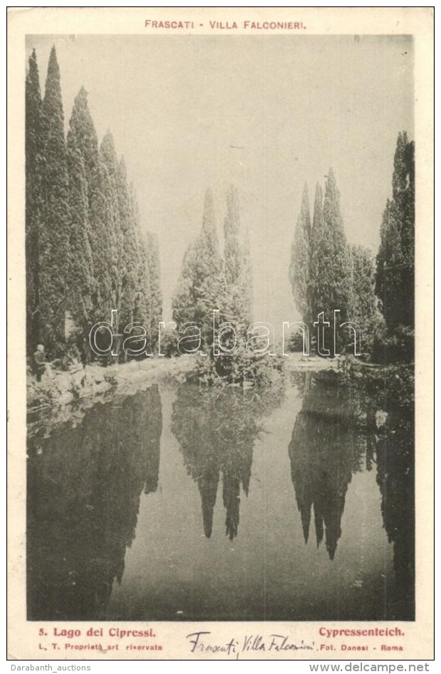 T2 Frascati, Villa Falconieri, Lago Dei Cipressi / Villa Park, Pond - Non Classificati