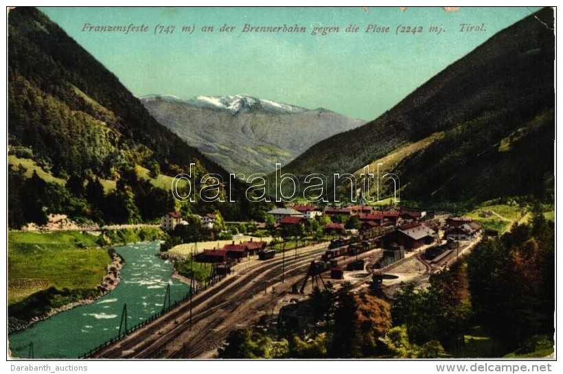 ** T3 Fortezza, Franzensfeste (Tirol) An Der Brennerbahn Gegen Die Plose / Brennerbahn Railway Station (EK) - Ohne Zuordnung