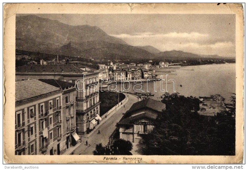 T4 Formia, Panorama, Casa Del Fascio(?) / General View Of The Seaside, Fascist Party Building(?) (b) - Non Classificati