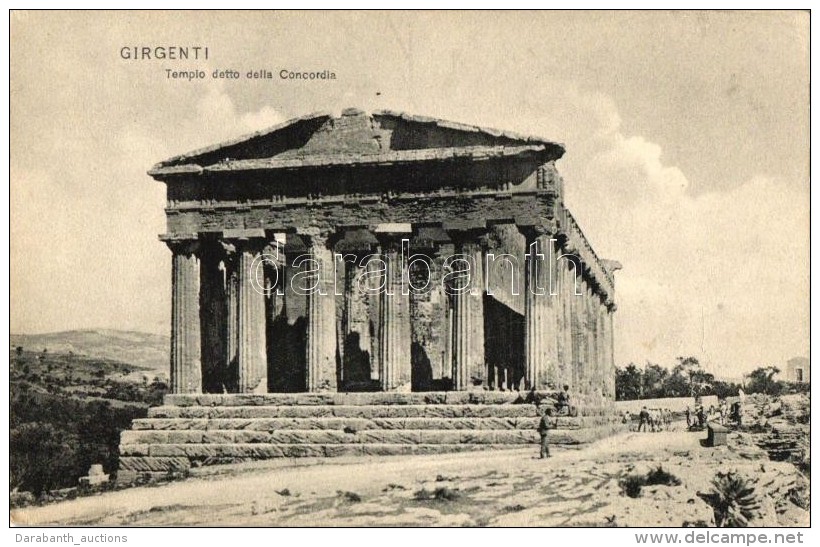 ** T2 Agrigento, Girgenti; Tempio Detto Della Concordia - Non Classificati