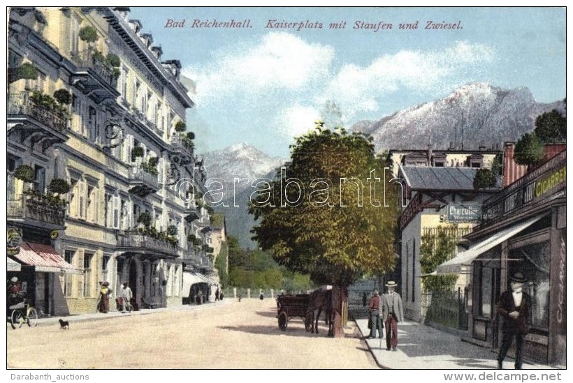 T2 Bad Reichenhall, Kaiserplatz Mit Staufen Und Zwiesel / Square - Zonder Classificatie