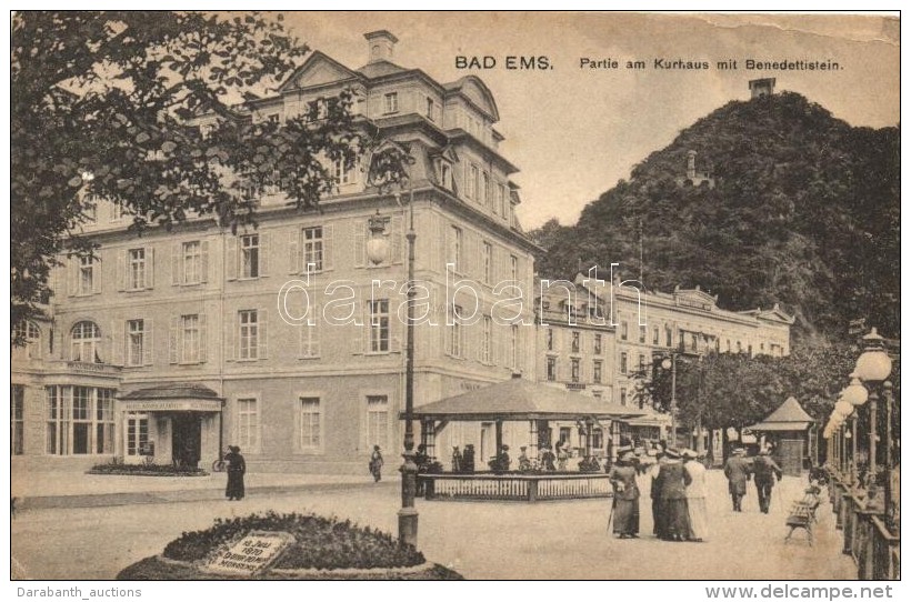 * T2/T3 Bad Ems, Kurhaus, Benedettistein / Spa, Square (EK) - Zonder Classificatie