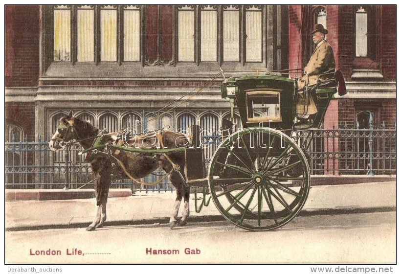 ** T2 London, London Life, Hansom Gab, Horse, Horse Cart Rental, J. J. Samuels - Non Classificati