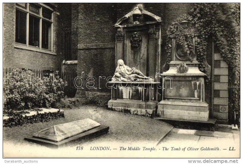 ** T2 London, The Middle Temple, The Tomb Of Oliver Goldsmith - Non Classificati