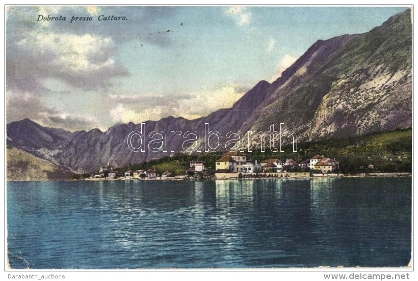 T2/T3 Kotor, Cattaro; Dobrota Harbour, Sent From 'S.M.S.' PRINZ EUGEN' (EK) - Non Classificati