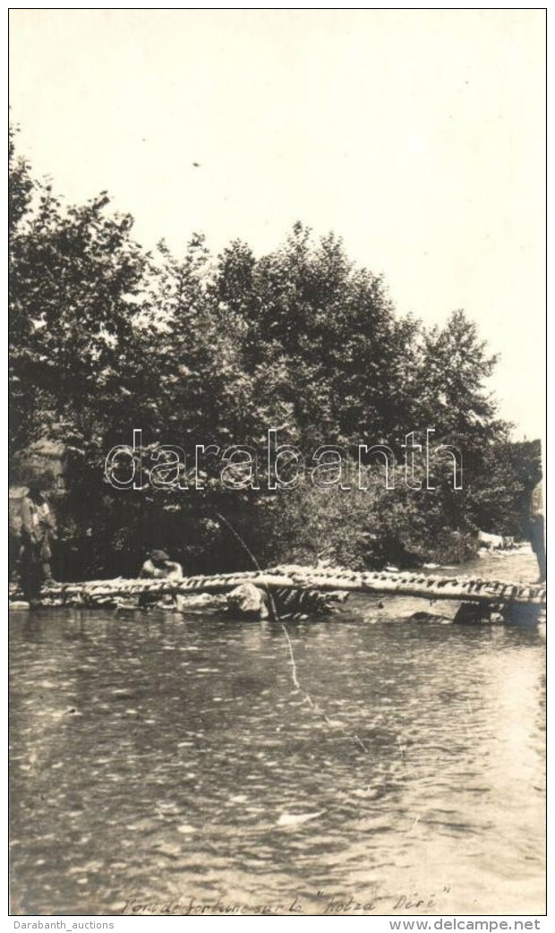 * T2 Kotza Ntere (Macedonia) Pont De Fortune / Temporary Bridge, Photo By A French Soldier, WWI Military - Non Classés