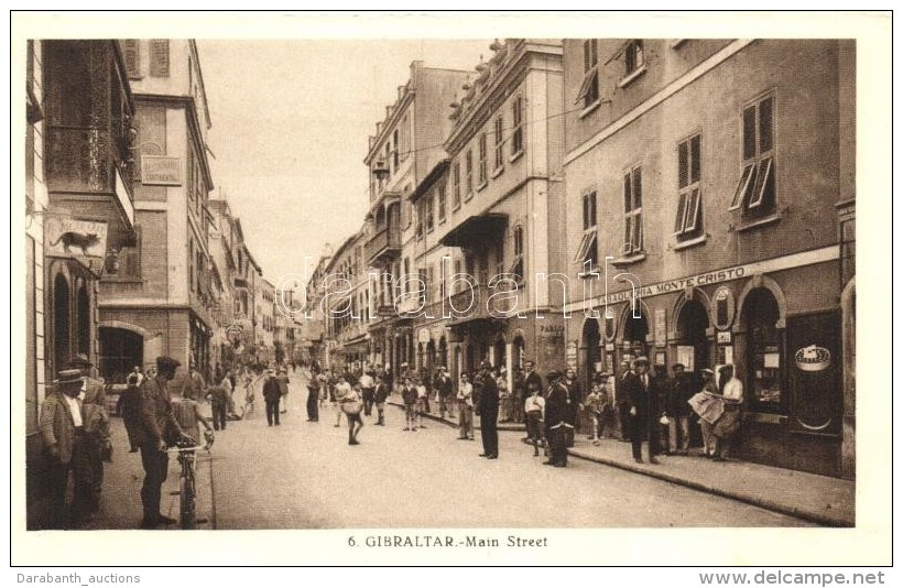 ** T4 Gibraltar, Main Street, Monte Cristo Tobacco Shop (cut) - Non Classificati
