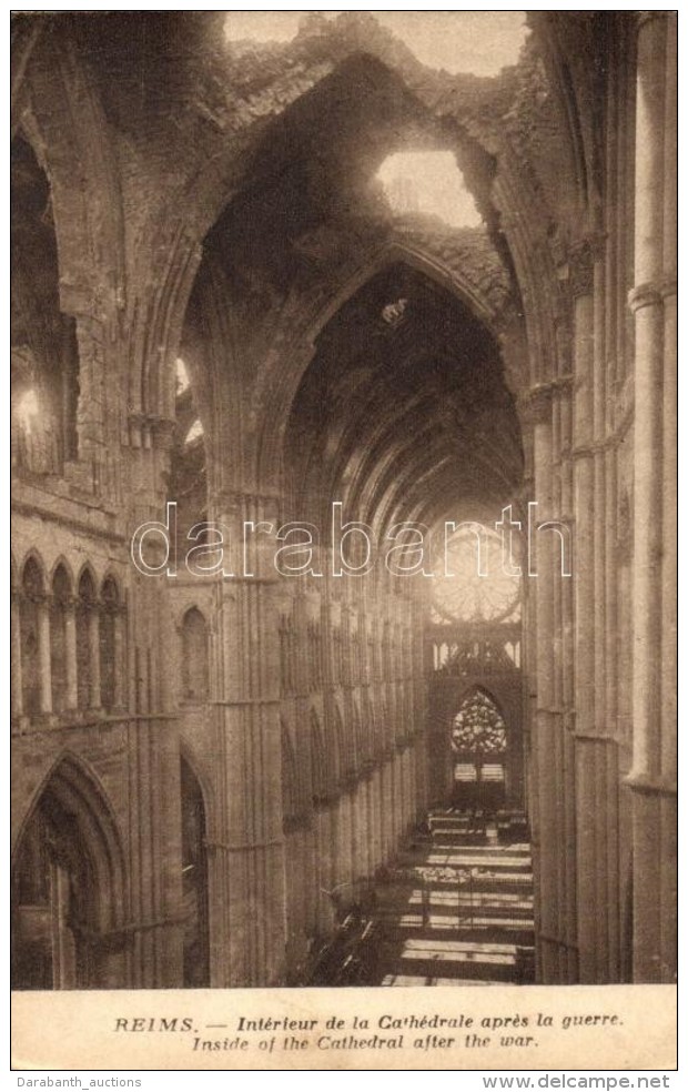** T3 Reims, Inside Of The Cathedral After The War (EB) - Zonder Classificatie