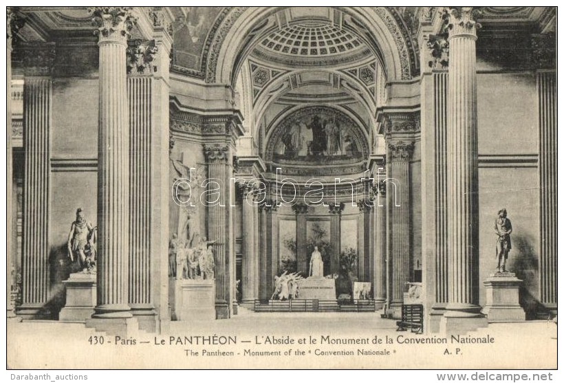 ** T2/T3 Paris, Le Pantheon, Abside, Monument De La Convention Nationale / Church Interior - Non Classificati