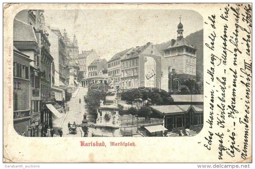 * T3 Karlovy Vary, Karlsbad; Marktplatz / Market Square (EK) - Non Classificati