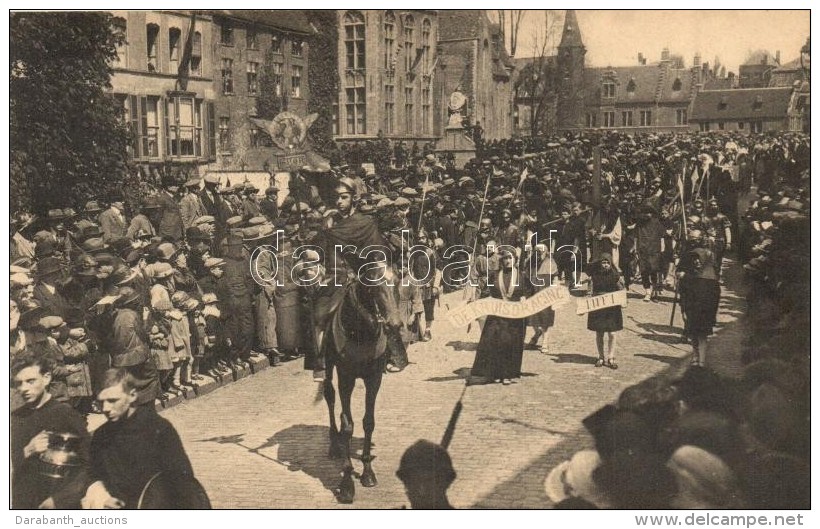 ** Bruges, Brugge; Procession Du Saint Sang / Religious Procession - 6 Unused Pre-1945 Postcards, Included Two Same - Non Classificati