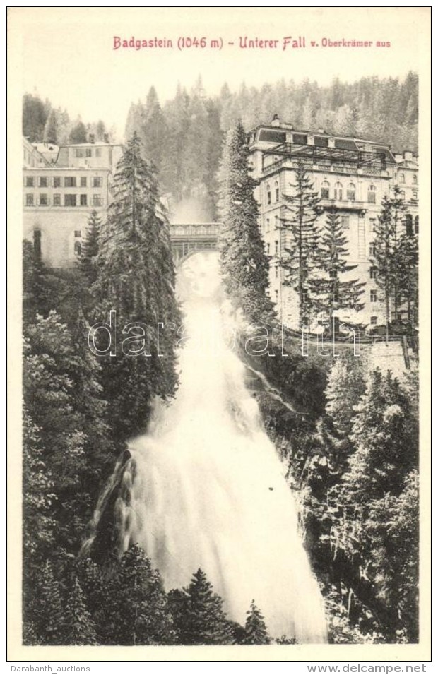 ** T1 Bad Gastein, Unterer Fall V. Oberkämmer Aus / Waterfall - Non Classificati