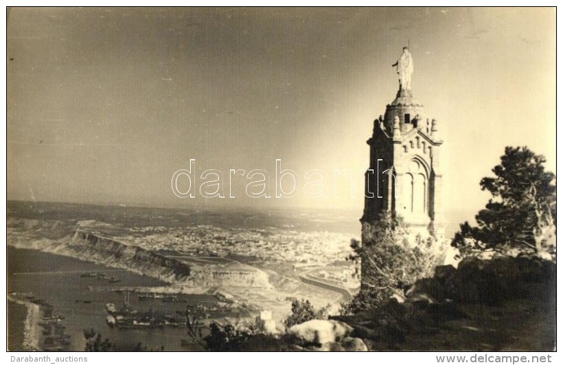 ** T2 1939 Oran, General View Form Fort Santa Cruz With The Tower Of The Santa Cruz Church, Photo - Zonder Classificatie