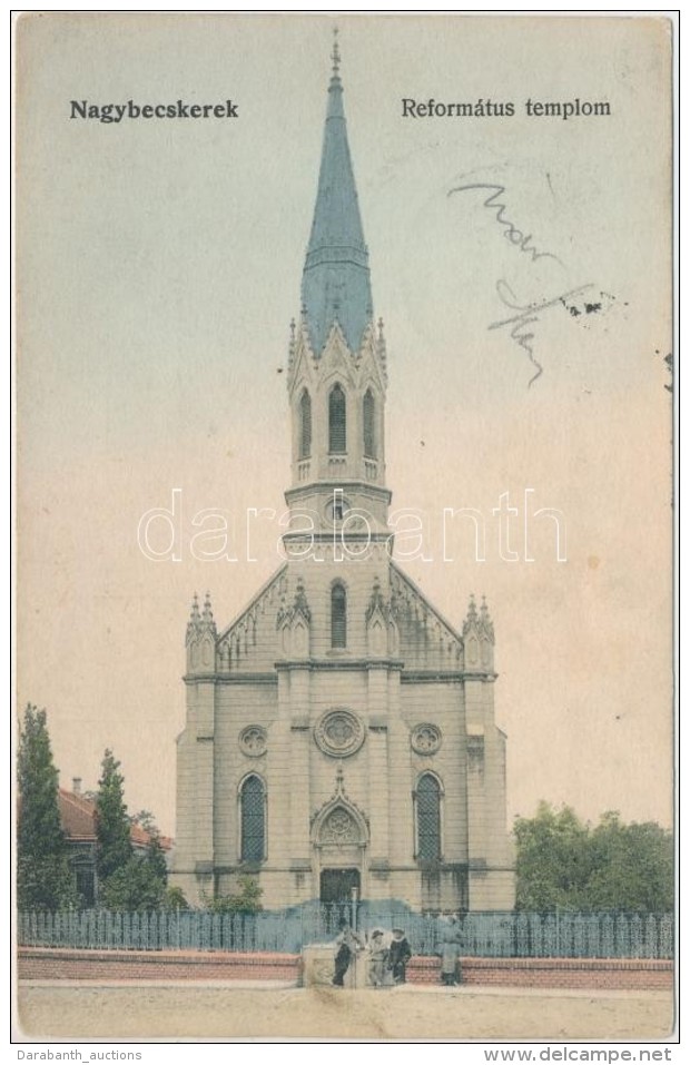 T4 Nagybecskerek, Zrenjanin; Református Templom, Kiadja Schneider János / Church (ázott / Wet... - Non Classificati