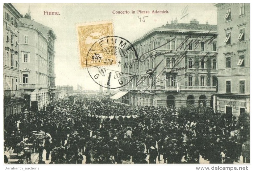 * T1/T2 Fiume, Concerto In Piazza Adamich, TCV Card - Non Classificati