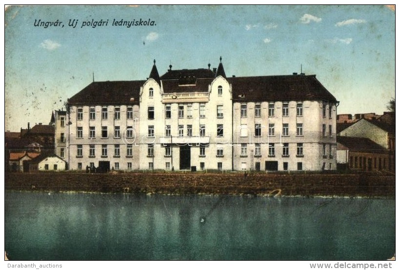 T2/T3 Ungvár, Uzhorod; Új Polgári Leányiskola / Girl School (EK) - Non Classificati