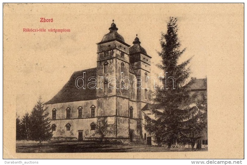 T2/T3 Zboró, Zborov; Rákóczi Féle Vártemplom / Castle Church (EK) - Non Classificati