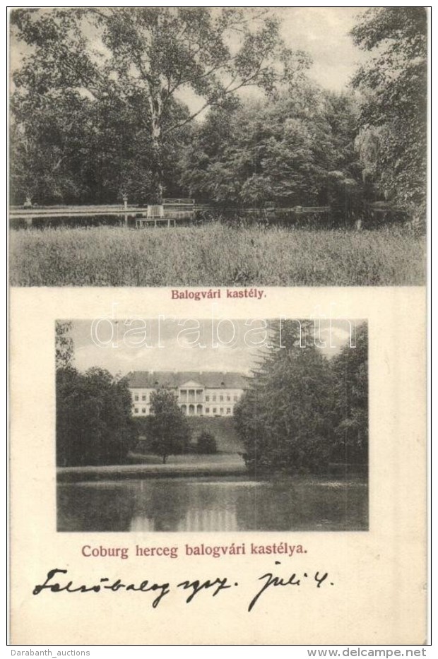 T2 Vámosbalog, Balogvár, Velky Blh; Coburg Hercegi Kastély / Castle, Park - Non Classificati