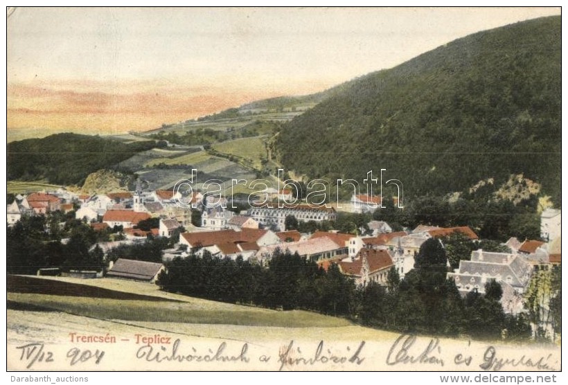 * T3 Trencsén, Trencin; Látkép, Templom, Hermann Seibt Kiadása / General View (Rb) - Non Classificati