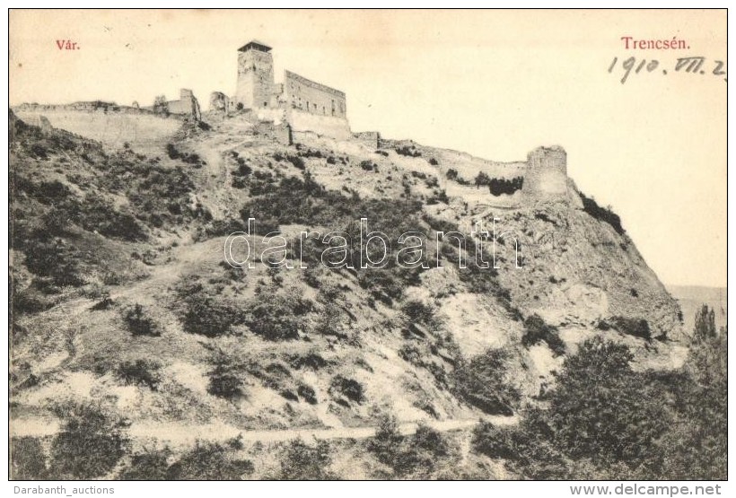 T2 Trencsén, Trencin; Várrom, Kiadja Weisz Náthán / Castle Ruins - Non Classificati