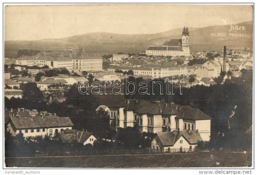 * T2/T3 1926 Nyitra, Nitra; Látkép, Templom / General View, Church, Photo - Non Classés