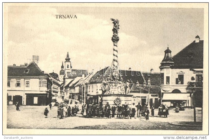 ** T1 Nagyszombat, Trnava; Szentháromság-szobor / Statue - Non Classés