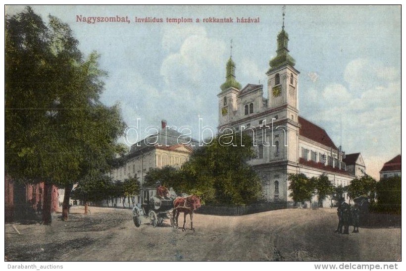 T2 Nagyszombat, Trnava; Inválidus Templom, Rokkantak Háza, '1894 Wien' Hamis... - Ohne Zuordnung