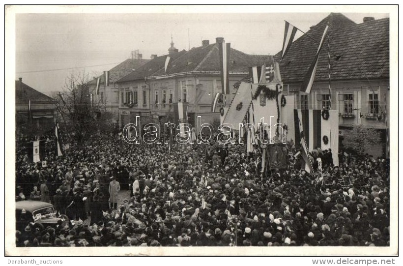 T2 1938 Érsekújvár, Nové Zamky; Bevonulás / Entry Of The Hungarian Troops, '1938... - Zonder Classificatie