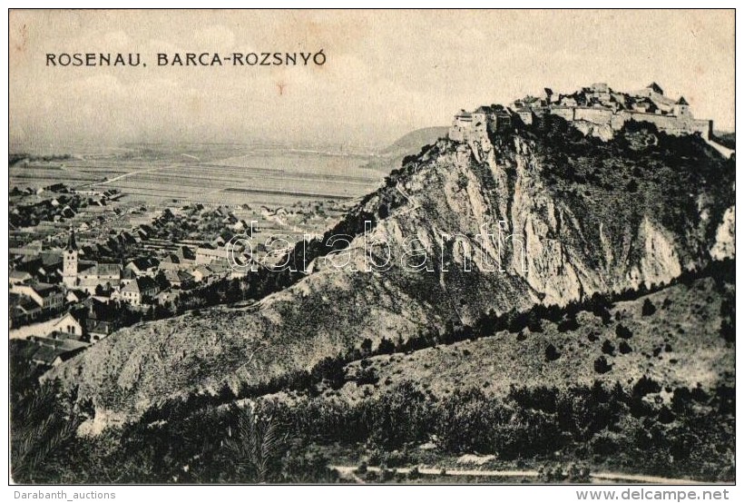 T2 Rozsnyó, Barcarozsnyó, Rosenau, Rasnov; Vár, Látkép / Castle, General View - Zonder Classificatie