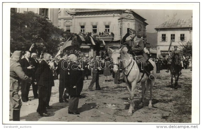 T2 1940 Nagybánya, Baia Mare; A Város VezetÅ‘sége üdvözli A Városba... - Zonder Classificatie