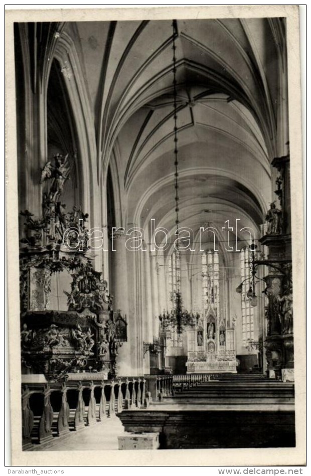 T2 Kolozsvár, Cluj; Szent Mihály Templom, BelsÅ‘ / Church Interior - Zonder Classificatie