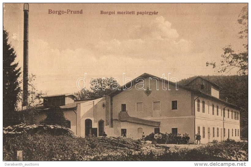 ** T2/T3 Borgóprund, Prundu Bargaului; Borgói Merített Papírgyár / Paper Factory... - Non Classificati