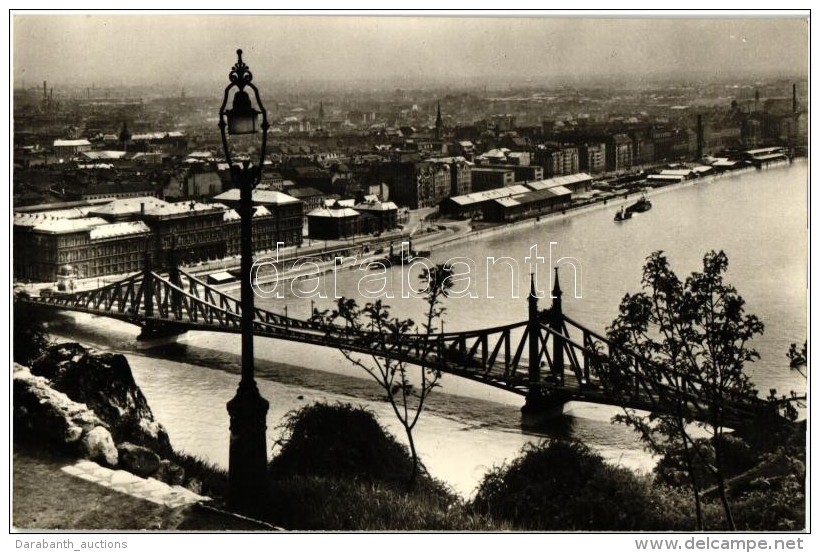 * T2 1958 Budapest, Dunai Látkép A Szabadság Híddal, KépzÅ‘mÅ±vészeti... - Non Classificati