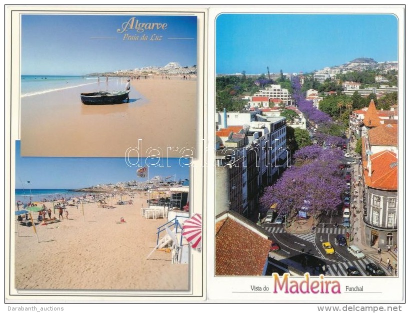 33 Db MODERN Portugál Városképes Lap; Madeira, Algarve / 33 Modern Portugese Town-view... - Zonder Classificatie