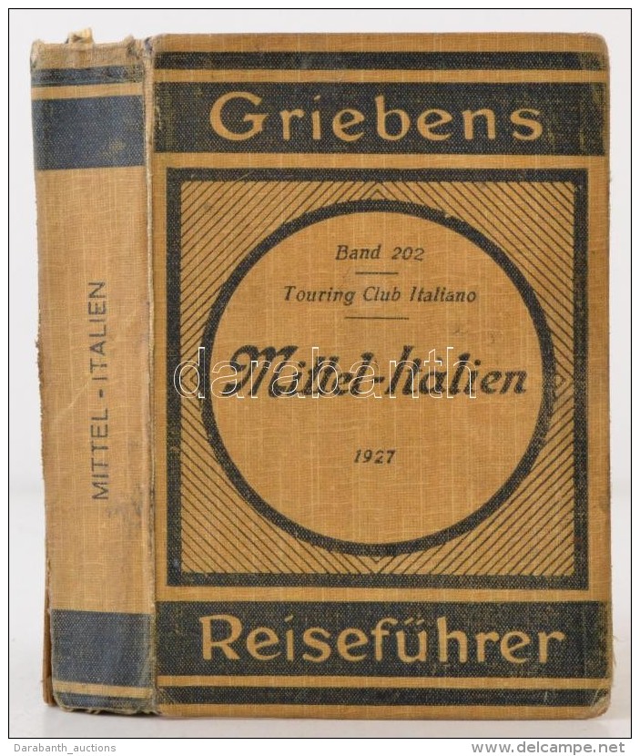 L. V. Bertarelli: Mittelitalien. Florenz Und Rom. Griebens Reiseführer 202. Berlin-Milano, 1927,... - Zonder Classificatie