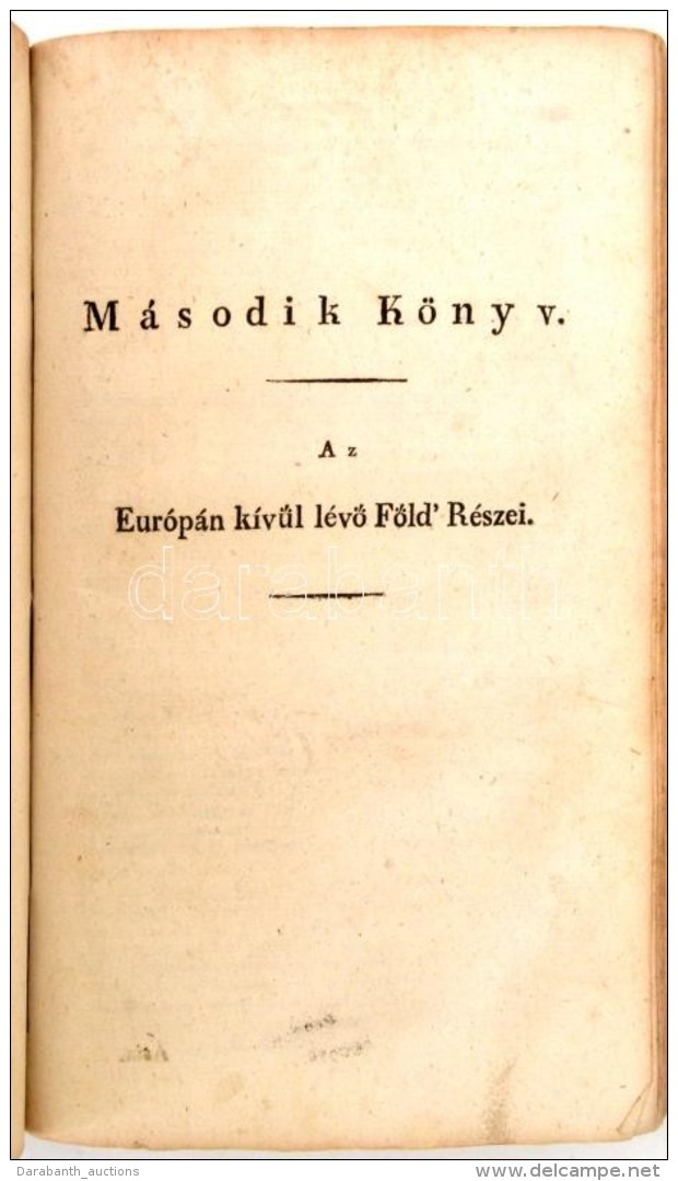 Cannabich, I[ohann] G[ünther] F[riedrich]: Közönséges Vagy Universalis Geográphia, A... - Non Classificati