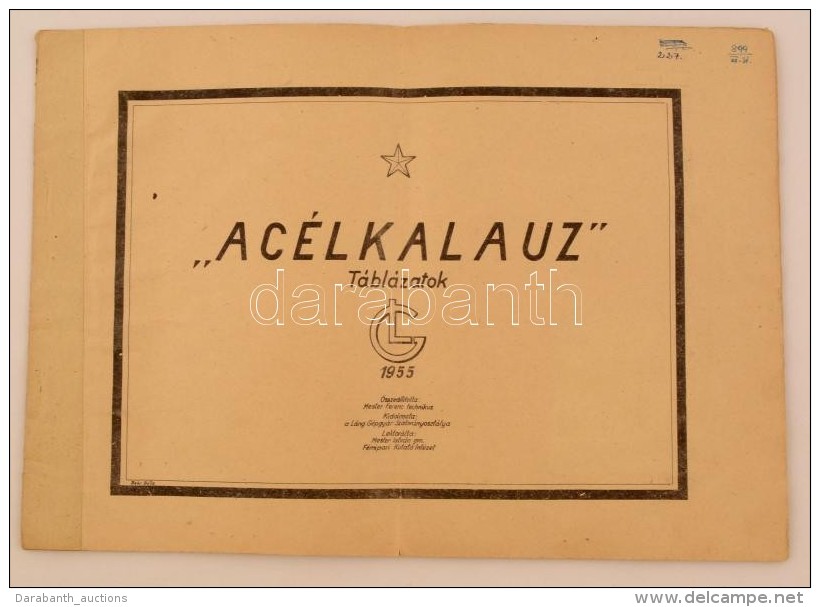 1955 'Acélkalauz', Táblázatok, összeállította Mester Ferenc, Kidolgozta A... - Zonder Classificatie