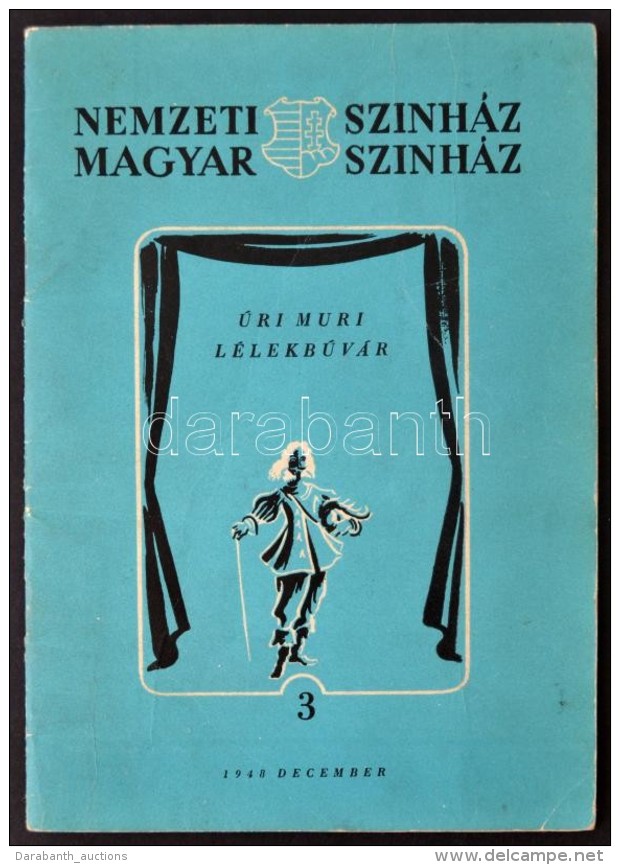 1948 Nemzeti Színház, Magyar Színház, Uri Muri Lélekbúvár, Pp.:18,... - Zonder Classificatie