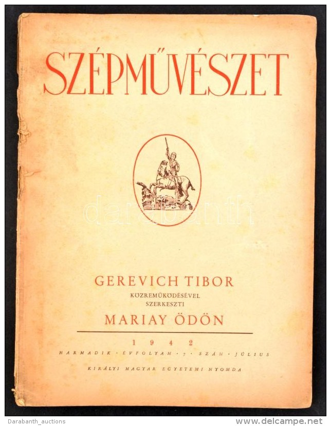 1942 Mariay Ödön-Gerevich Tibor (szerk.): SzépmÅ±vészet 2 Száma, III.... - Zonder Classificatie