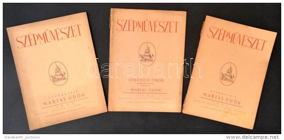 1941 Mariay Ödön (szerk.): SzépmÅ±vészet 3 Száma, II. évfolyam, 4.,6.,12.... - Zonder Classificatie