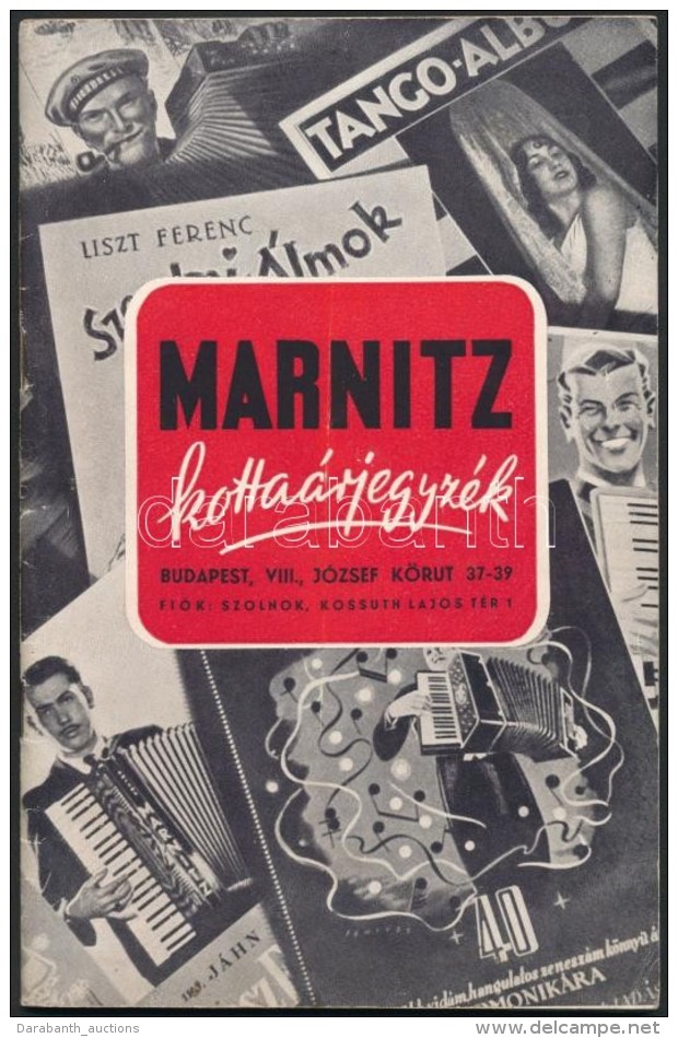 1943 Bp.VIII., Tangóharmonika Kotta FÅ‘árjegyzék, Marnitz Zenei Központ... - Non Classificati