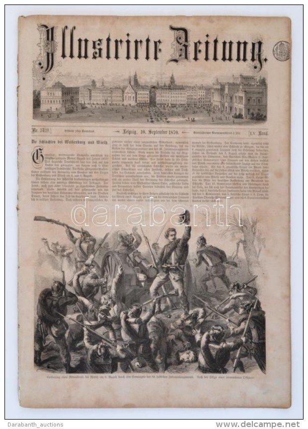 1870 Lipcse(Leipzig), Az Illustrirte Zeitung 3 Db Száma EgybefÅ±zve - Non Classificati