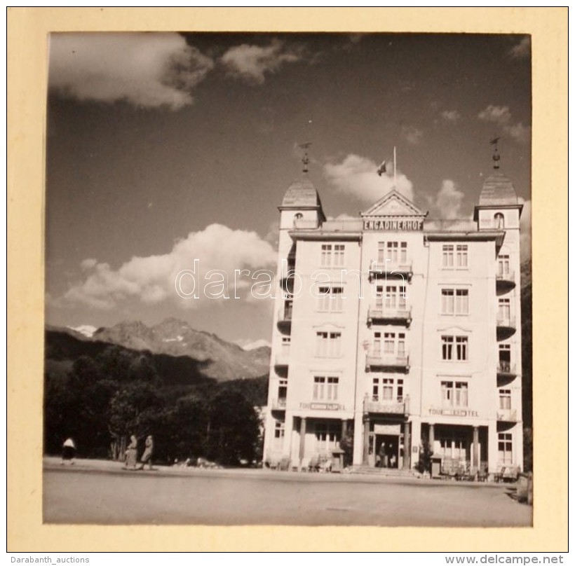 1938 Svájci Nyaralás Képei, Nagyrészt Tájképekkel, Kevés... - Andere & Zonder Classificatie