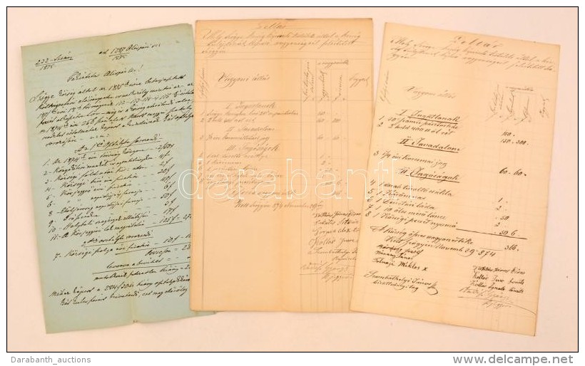 1875 SzÅ‘gye Község Költségvetése - Non Classificati
