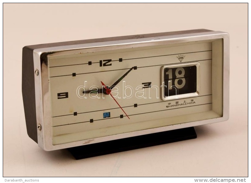 Retro ébresztÅ‘óra Dátum Kijelzéssel. MÅ±ködÅ‘képes / Vintage Chinese Alarm... - Altri & Non Classificati