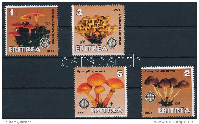 ** Eritrea 2001 Gomba 4 Klf Bélyeg - Andere & Zonder Classificatie