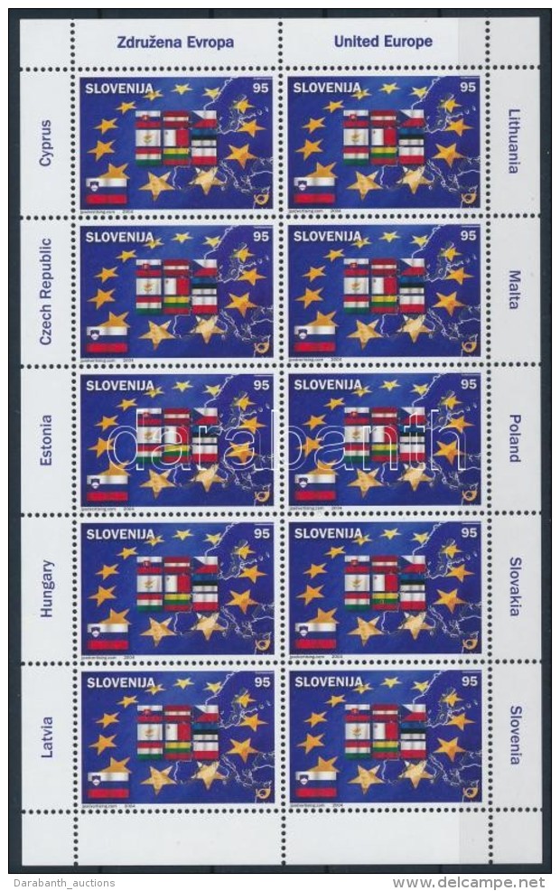 ** 2004 Belépés Az Európai Unióba Kisív Mi 469 - Andere & Zonder Classificatie